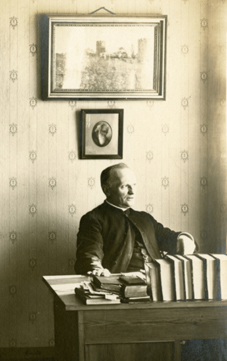 Pastor Ortved, 1913. Foto: Museum Lolland Falster